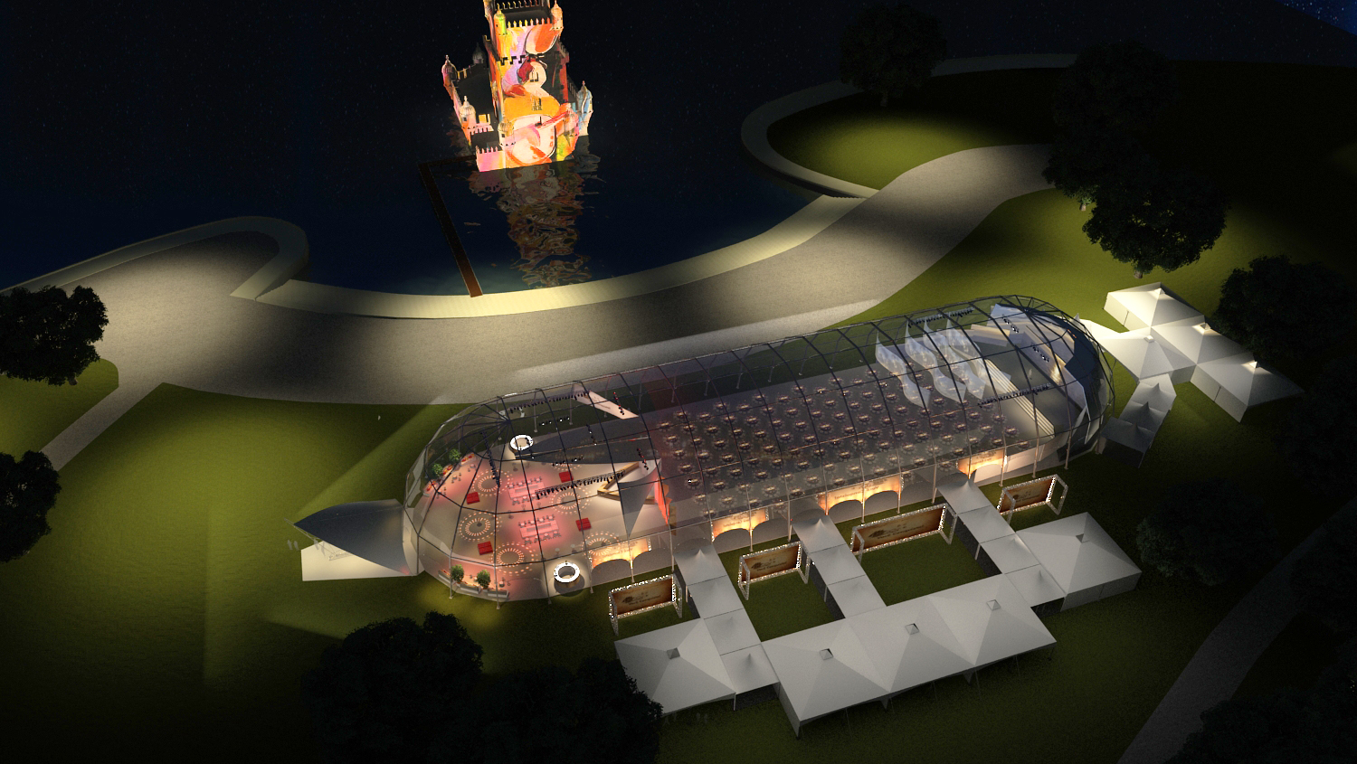 TENDA LONA TRANSLUCIDA